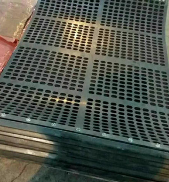 Rubber screen mesh